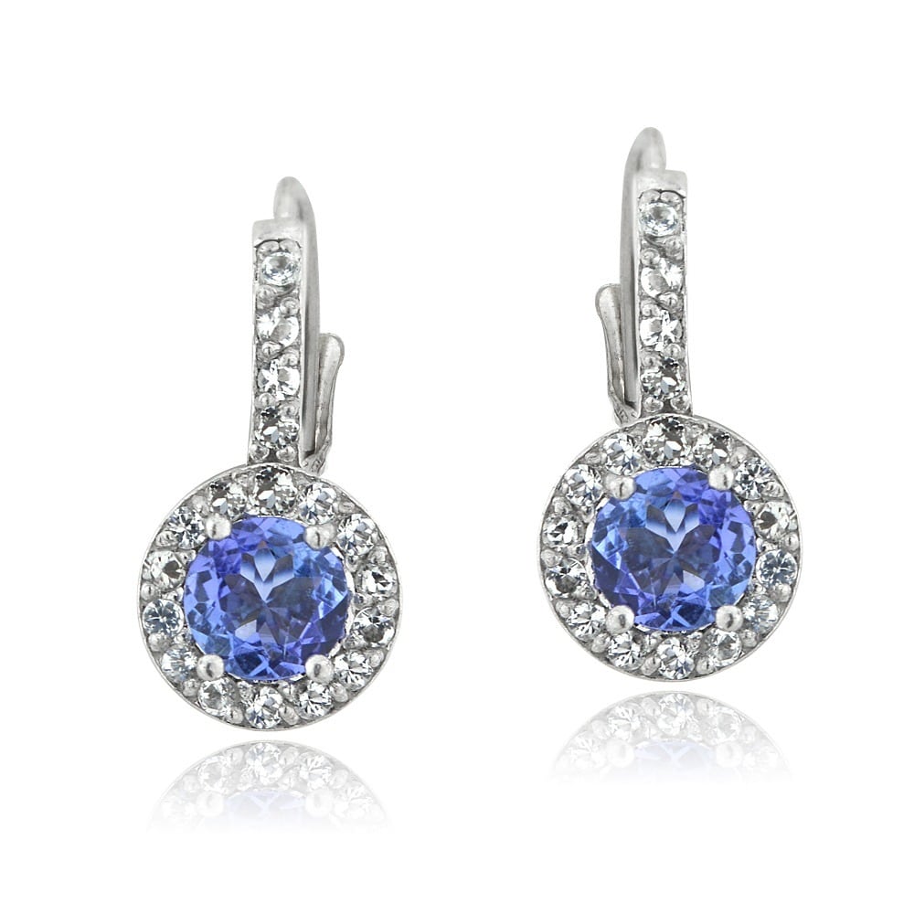 Details about NEW 2 CARAT Tanzanite Dangle Hoop Halo Earrings COUTURE Sterling Silver TOPAZ CT Details about NEW 2 CARAT Tanzanite Dangle Hoop Halo Earrings COUTURE Sterling Silver TOPAZ CT